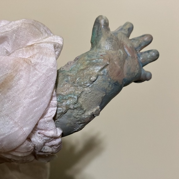 Scary Creepy Halloween Hand Painted Doll Prop Decor - Picture 10 of 11